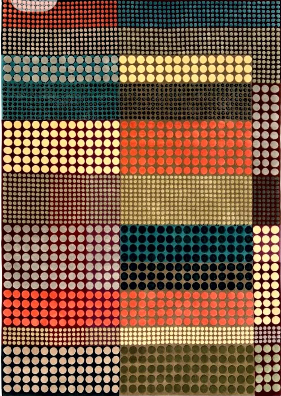 Colorful Botanical Area Rug – Hand-Tufted Wool Craftsmanship - Image 4