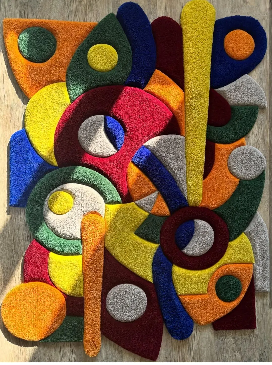 Hand-Tufted Wool Rug – Vibrant Floral & Botanical Motifs for Contemporary Spaces - Image 6