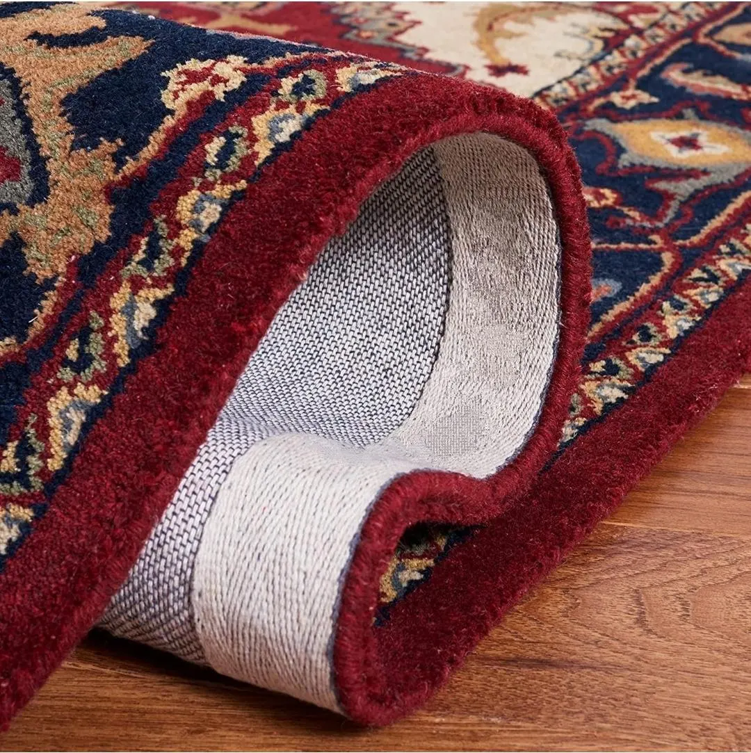 Hand-Tufted Persian Rug-New Zeeland Wool & Silk Rug-Luxury Carpet - Image 4