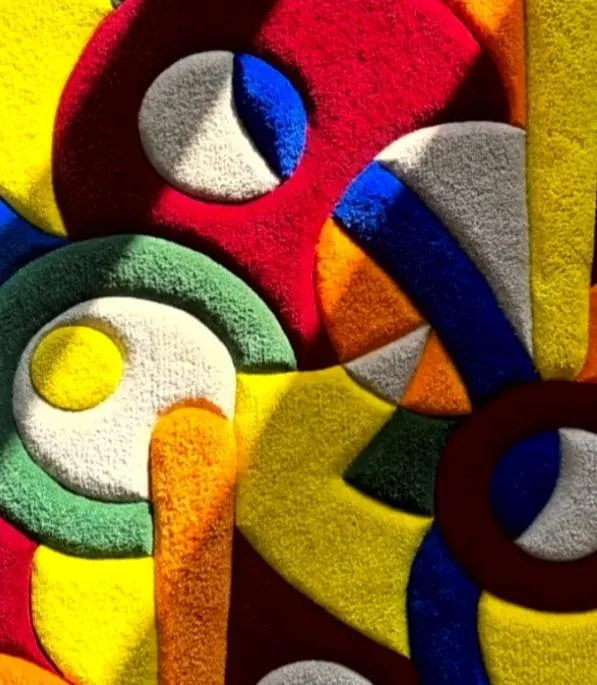 Hand-Tufted Wool Rug – Vibrant Floral & Botanical Motifs for Contemporary Spaces