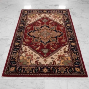 Hand-Tufted Persian Rug-New Zeeland Wool & Silk Rug-Luxury Carpet